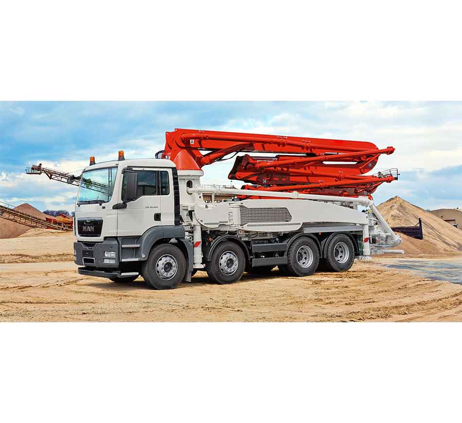 Kamyon Üstü Beton Pompası